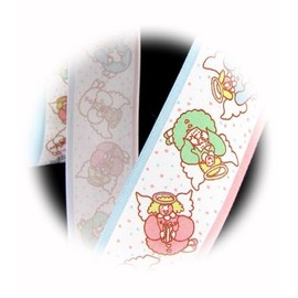 The New Christmas Pastel Angels Religious Ribbon 1 1/2" W X 5 Yards Perfect for Crafting, Gift Wrapping, and Decorating Ribb1w00582