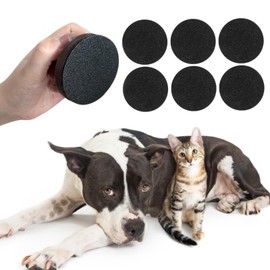 Dog Nail Scratchboard, 7-Piece Set with Scratch Board and 6 Replacement Pads, Wooden Dog Scratch Board for Safe and Gentle Nail Care, Ideal for Pet Owners and Professional Groomers