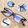 [JSSEVN] Blue Light Cut Glasses, PC Glasses, Blue Light 95%