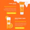 4pcs Skincare Set,Gesichtspflege Set Damen,Mit Cleanser Gesicht,Toner Gesicht,Vitamin C Serum,Gesichtscreme