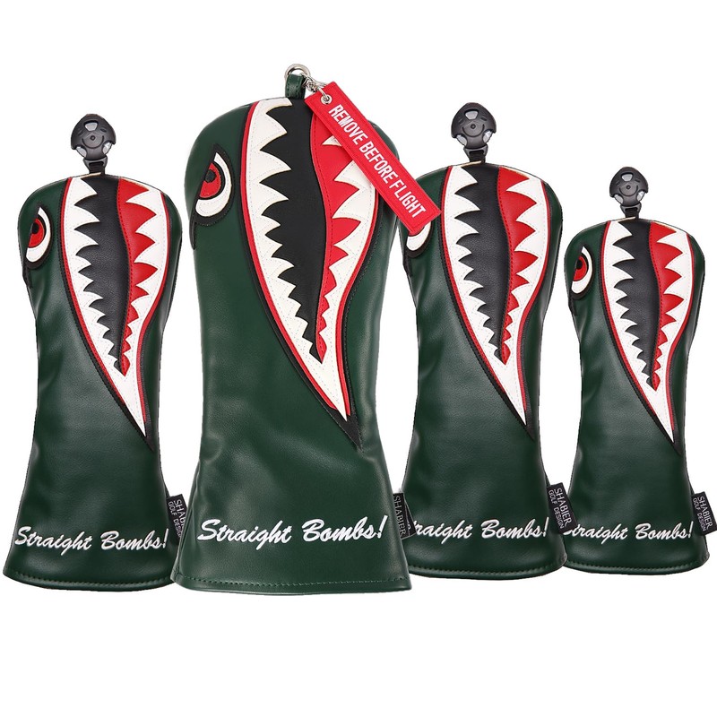 SHABIER New War Shark Flying Tiger Warshark Golf Fairway Headcover