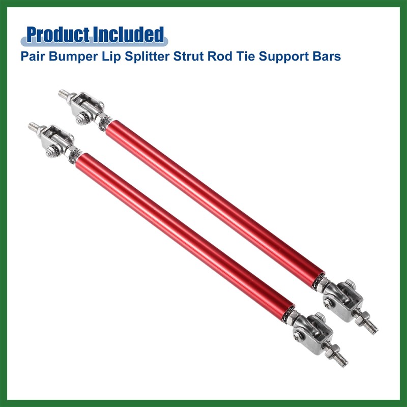 Motoforti 6"-8" 150mm Car Front Bumper Lip Splitter Strut Rod