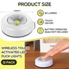 Macarrie 12 Pack Wireless LED Puck Lights, Under Cabinet Lighting,