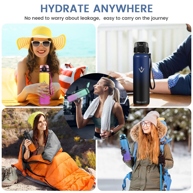 Vikaster Stainless Steel Water Bottle, 500 ml Stainless Steel Drinking