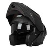Crown Racing Modular Motorcycle Helmet with Flip-Up Design, Carbon Fiber