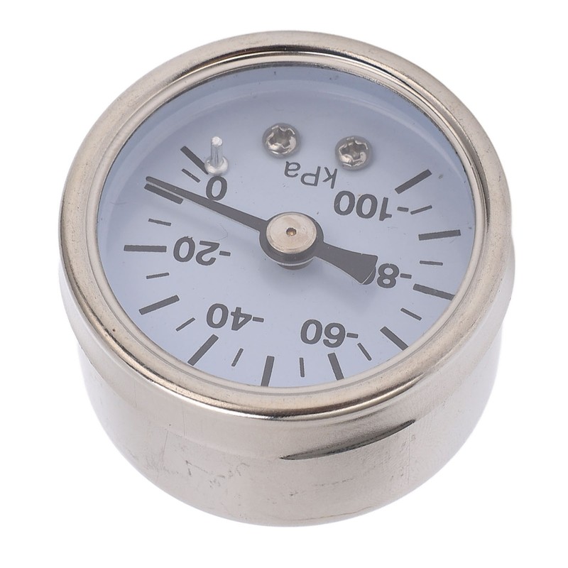 Vacuum Pressure Gauge 1/8in Stainless Steel Dial Liquid Filled Pneumatic