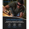 LANON Welding Safety Glasses,IR Filter Shade 5.0 Lens,Anti-Scratch & Anti-Impact,ANSI
