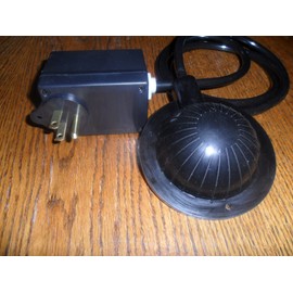 Drain Cleaner Momentary Press Box and Air Pedal - Air Actuated Electric to Pneumatic - Step On Air Pedal to Close Circuit, Step Off to Stop - Made in USA!