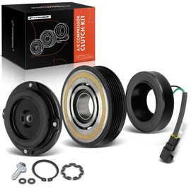 A-Premium Air Conditioner AC Compressor Clutch Kit Compatible with Ford Explorer 2013-2019, Taurus, Flex, Police Interceptor Sedan, Police Interceptor Utility & Lincoln MKZ, MKS, MKT, Continental