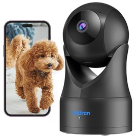 owltron 1080P Security Camera Indoor Baby Camera, Pet camera, Cameras House Security, 360° Pan/Tilt Motion Tracking, IR Night Vision, 2-Way Audio, Indoor Security Camera for Home/Pet, Work with Alexa