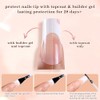 OPkssnails 300 uñas postizas francesas, largas y cuadradas, preformadas, sin