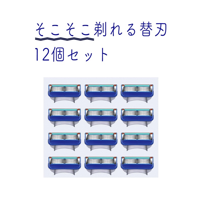 seasta Shave Holder + Replacement Blade 12 Pieces