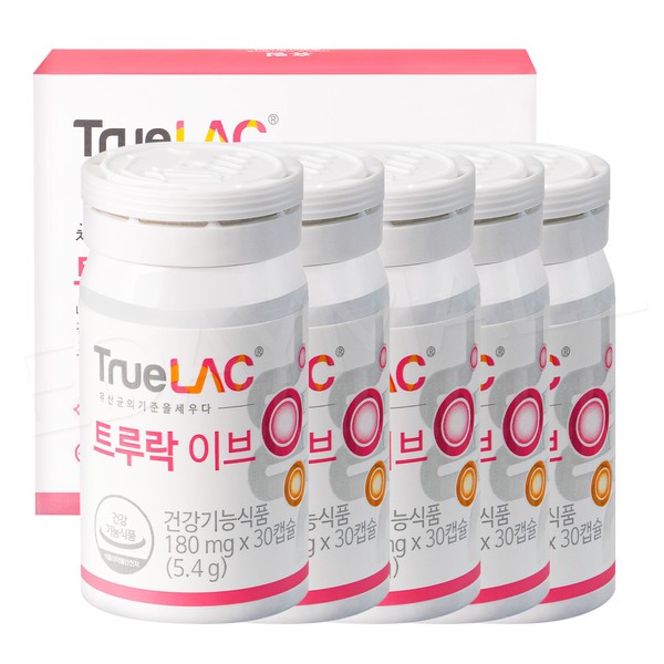 트루락 휴럼 트루락 이브 180mg x 30캡슐 (5박스) 여성유산균