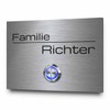 'Stainless Steel Door Chime Doorbell (White Blue etc.) and Engraving