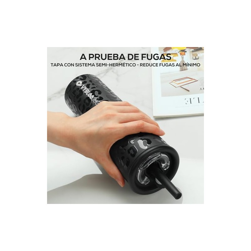 Termo Doble Pico, 24H Frío Acero Inoxidable 25OZ Instinto Real