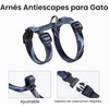 PetThem - Juego de arnés y correa para gatos, arnés