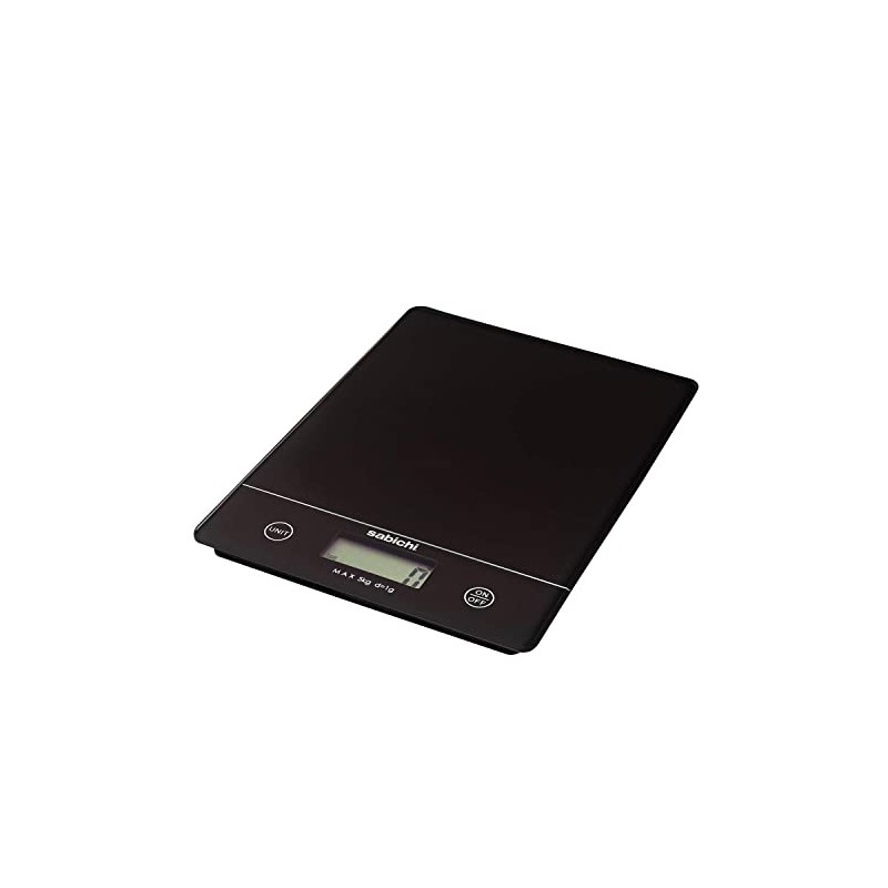 Sabichi Red Digital Kitchen Scales - Accurate Food Scale,Tempered Glass