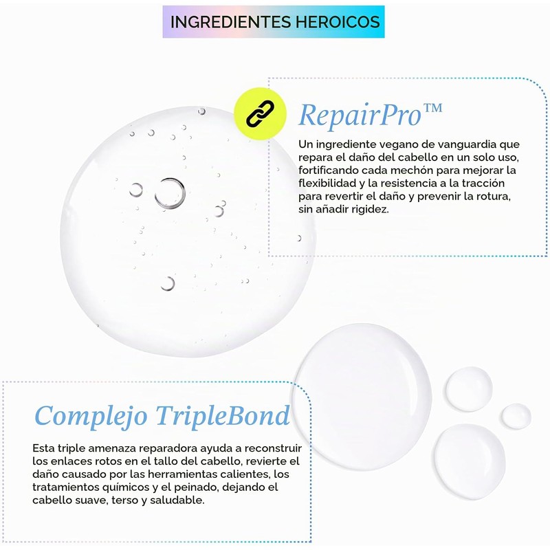 HASK, Crema Reparadora Sin Enjuague, Bond Building, Fortalece y Repara