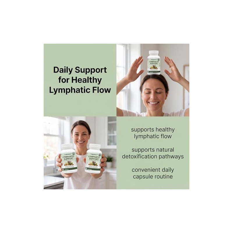 Lymphatic Drainage Support Supplement | Advanced Lymphatic Detox Aid &