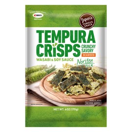 Maruesu Tempura Seaweed Crisps Wasabi & Soy Sc Flavor 6oz
