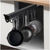 amhyicho Hanging Pot Rack with 10 Hook for Cabinet 22"
