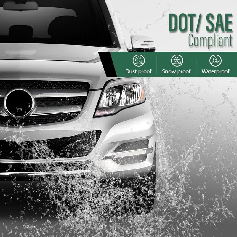 LQI Left DRL LED Daytime Running Fog Light Lamp Compatible