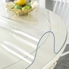 Deep Dream 2.0mm Thick 54 Inches Clear Round Table Protector,