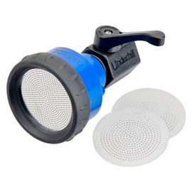Underhill RainPro™ Gentle Spray Nozzle w/valve - Professional Soft Rain Shower Hose Nozzle with 3 Pattern Options – Unbreakable commercial quality for Gardens, Nurseries & Greenhouses