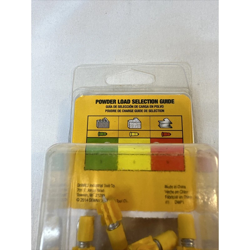 DeWalt Threaded Stud 1/2” 25 QTY Powder Load Guide Block