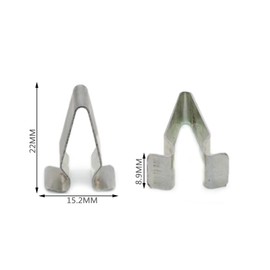 20 Pcs Metal Interior Trim Panel Lining Spring Clips Vehicle Interior Upholstery Retainers Auto Replacement Parts for Most Cars