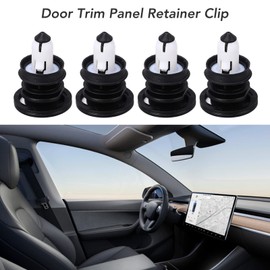 Door Trim Panel Retainer Clip, 4pcs 1135147 00 B Nylon Car Door Panel Retainer Replacement for Model 3 Y Automotive 2017‑2023