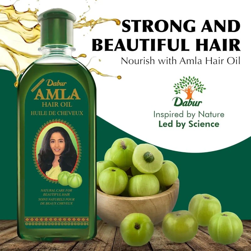 Aceites De Tratamiento Capilar Dabur Amla Para Hombres Y Muj