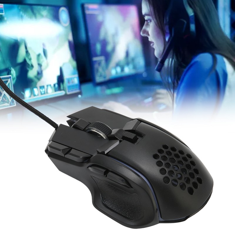 RGB Gaming Mouse 12800 DPI Gaming Mouse Optical Wired with