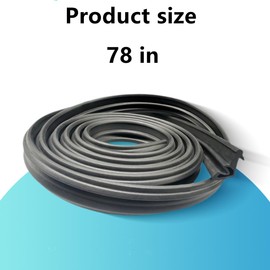 New W11177741 Dishwasher Gasket Door Seal Compatible with Whirlpool Maytag Kenmore Dishwashers,Replaces W10300924 W10300924V 4843807 W10660528(black）
