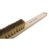 KD89 Brass Hand Brush 4 Rows with Wooden Handle -