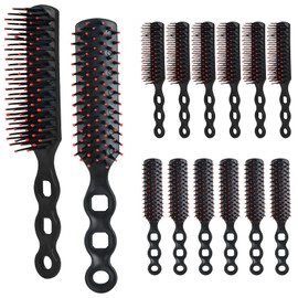 Elesunory Cepillos de pelo a granel para personas sin hogar, envueltos individualmente, cepillo de pelo a granel, cepillo de pelo para cabello rizado, adecuado para personas sin hogar, refugio (30 unidades)