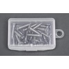 2 x 10mm Flat Head Tapping Screws (Stainless Steel/40pcs) EA949AL-205