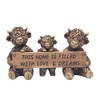 Lesser & Pavey Hughie Highland Cow Bronze Effect Ornament with