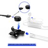 SAMCOM Surveillance Radio Earpiece with Mic for Two Way Radios,