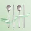 (Hankook Ceramic Living) Hankook Ceramic Living Andante Matte Stainless Steel Cutlery Set of 2 / (한국도자기 리빙)한국도자기리빙 안단테 무광 스텐 수저 2벌세트