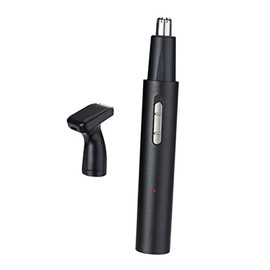 VICASKY Electric Nose Hair Trimmer with Two Replacement Heads Body Hair Remover for Eyebrows Face Ear Quick and Safe Grooming Tool for Men and Women