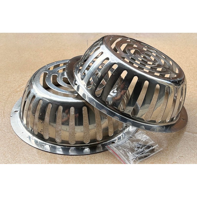 SUS304 Stainless Steel Roof Dome Drain Cover Strainer Anti-Clogging Atrium