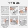 Suction Grab Rails for Shower，Grab Bars for Bathtubs，Suitable for The