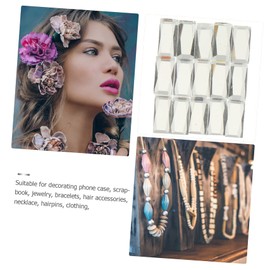 TEHAUX 1200pcs Flatback Crystal Gems Photo Flatback Gems Glass for Craft Decor Safe for Boys and Girls Skin