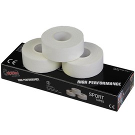 ALPIDEX 3 Rolls Finger Tape 2,5 cm x 10 m White Climbing Sports Cotton