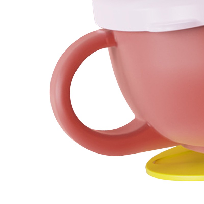 Toddler Suction Cup Bowls with Lids Prevent Falling Stainless Steel