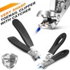 Nail Clipper Set for Thick Nails, 5 Pcs Professional Toenail