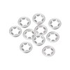 sourcing map Pack of 10 M7 Star Lock Washer 6.5