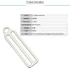 HiCOZZIE Scuba Diving Diving Sidemount BCD Fixing Buckle Rope Retainer