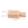COLLBATH Traditional Caribbean Style Wooden Plantain Press Plantain Masher for